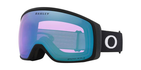 FlightTrackerM-Oakley goggles with blue and purple lens on a white background