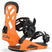 FlitePro-Orange snowboard binding with 'Union' branding on a white background