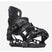 Flow NX2- A black Nidecker Flow Nx2 snowboard binding featuring a two-strap design and aluminum baseplate.