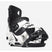 Flow NX2-A black Nidecker Flow Nx2 snowboard binding featuring a two-strap design and aluminum baseplate.