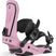 Force- Pink snowboard binding with 'Force' branding on a white background