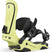 Force- Yellow snowboard binding with 'Force' branding on a white background