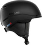 FourAmidJr.- Black Atomic helmet on a white background