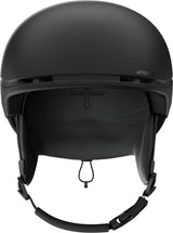 FourAmidJr.- Black Atomic helmet on a white background