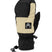 FreakTrigger-Black and beige mitt with a brand logo on a white background