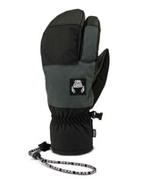 FreakTrigger-Black and gray mitt with a brand logo on a white background