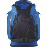 GOTOSNOW50-Blue Salomon backpack on a white background