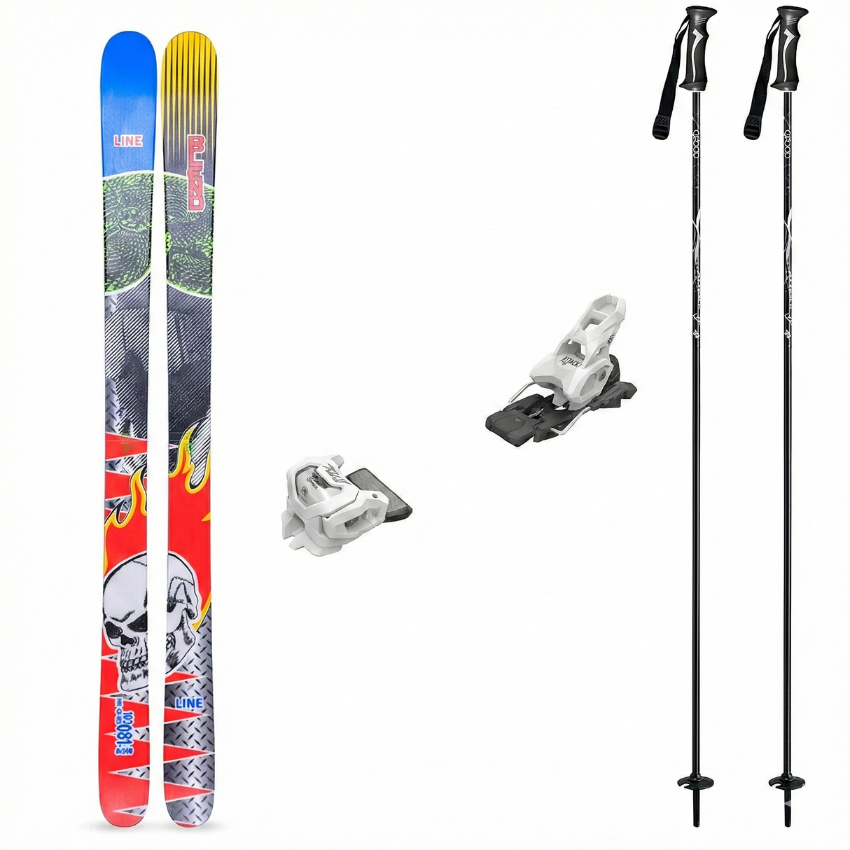 Line Blend Adult Skis with Tyrolia Attack 14 Ski Package 2026