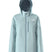 GirlsFreedomInsulatedJacket-Light blue jacket with a hood on a white background