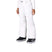 GirlsLolaInsulatedPant-White snow pants worn by a person on a white background