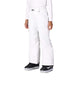 GirlsLolaInsulatedPant-White snow pants worn by a person on a white background