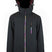 GirlsToesideJacket-Black jacket with a colorful zipper on a white background