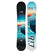 Glider- Two views of a snowboard with a mountain and moon design, featuring the Lib logo.