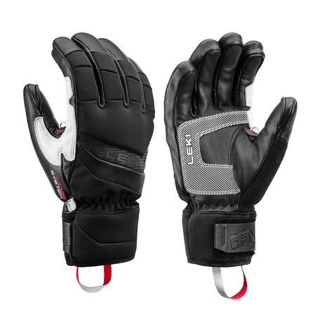 GriffonBase3DGlove-Black ski glove on a white background