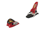 GriffonX13- Red and beige ski bindings on a white background