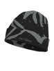 GrottoToque-Black and gray patterned beanie with Arc'teryx logo on a white background