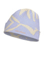 GrottoToque-Light blue and beige patterned beanie with Arc'teryx logo on a white background