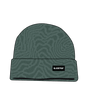 Caldera Beanie- A green Blackstrap Caldera Beanie with a geometric pattern