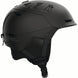 HUSKPROMIPS-Black helmet with black interior and visible brand logo on a white background