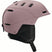 HUSKPROMIPS-Purple helmet with black interior and visible brand logo on a white background