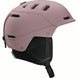 HUSKPROMIPS-Purple helmet with black interior and visible brand logo on a white background