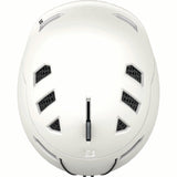 HUSKPROMIPS-White helmet with black interior and visible brand logo on a white background