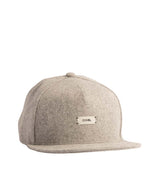 HaulerWool-Gray cap with a brand logo on a white background