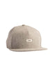 HaulerWool-Gray cap with a brand logo on a white background