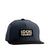 HaulerWool-Blue and black cap with 'LOCAL TOURIST' logo on a white background