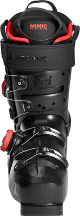 HawxUltra130SDualBOA- Black Atomic Hawx ski boot on a white background