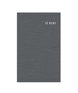 HeavyweightAntarcticGridFleeceNeckGaiter-Gray neck gaiter with 'LE BENT' branding on a white background