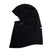 HeavyweightGridFleeceBalaclava-Black balaclava with 'LE BENT' branding on a white background