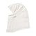 HeavyweightGridFleeceBalaclava-White balaclava with 'LE BENT' branding on a white background