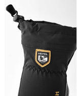 HeliMistralJr.Mitt-Black mitt on a white background