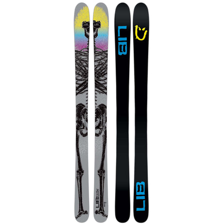 Hemi102- Two skis with LIB technology branding on a white background