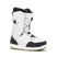 Hera- White and black dual BOA snowboard boot on a white background