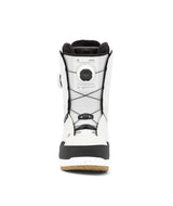 Hera- White and black dual BOA snowboard boot on a white background