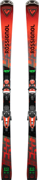 HeroST_Konect- Red and black ski on a white background 