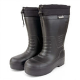 HiFlyer- Black rubber boots on a white background