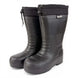 HiFlyer- Black rubber boots on a white background