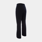 HighHeavenStretchPant-Black cropped trousers shown from the back on a light gray background.