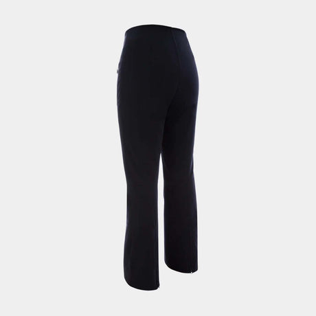 HighHeavenStretchPant-Black cropped trousers shown from the back on a light gray background.