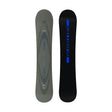 Highpath- Grey, black and dark blue snowboard shown on a white background 