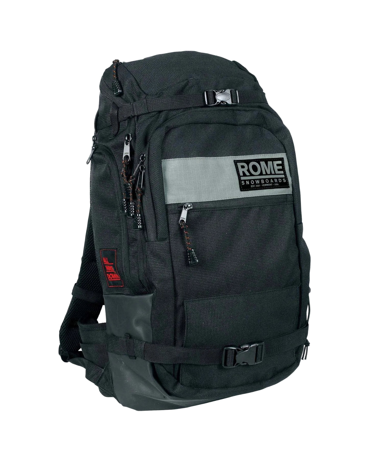 HonchoBackpack-Black backpack on a white background