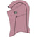 Hood-Pink balaclava with a logo on a white background