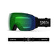 I_OMagGoggle-Smith goggles with green lens and black strap on a white background
