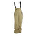 Rodeo Pant-Khaki bib overalls with black straps on a white background