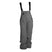 Rodeo Pant-Gray snow pants with black suspenders on a white background