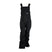 Longtrail Womens Bib- Black bib overalls on a white background