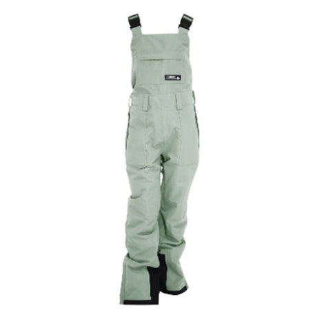 Longtrail Womens Bib- Mint green bib overalls on a white background